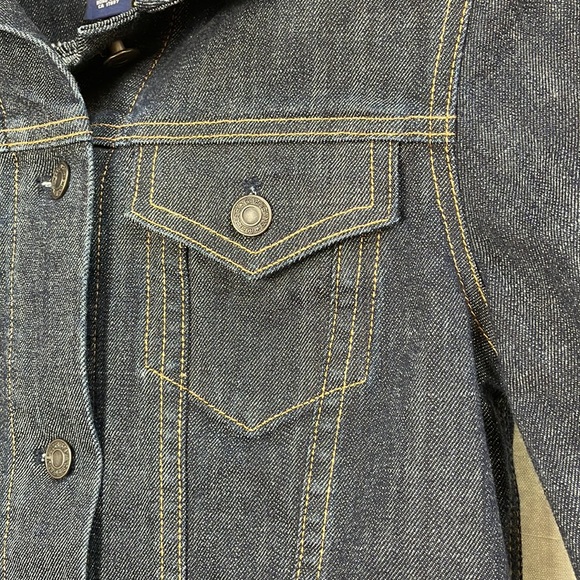 Vintage GAP Stretch Jean Jacket NWOT dark wash - Picture 5 of 16